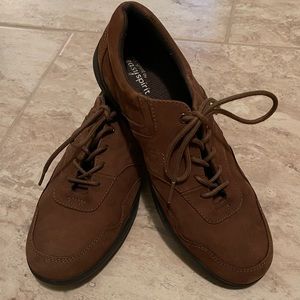 True Spirit by Easy Spirit Leather Nubuck Suede Walking Shoes, Size 8.5
